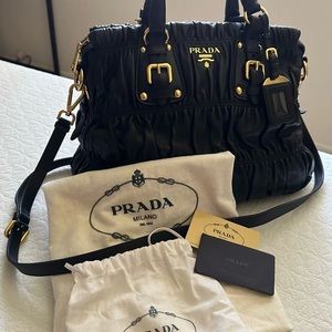 Prada Gaufre Leather